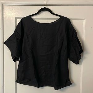 Cropped Gap linen shirt